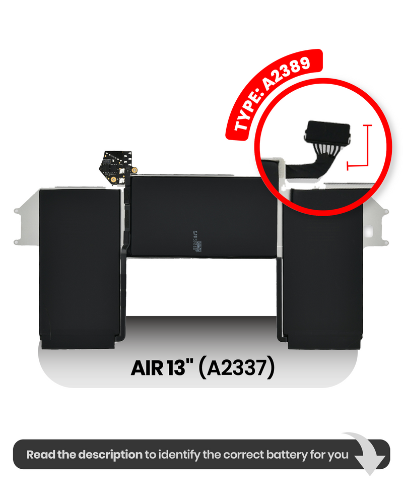 Battery (A2389) Compatible For MacBook Air 13" (A2337 / 2020)