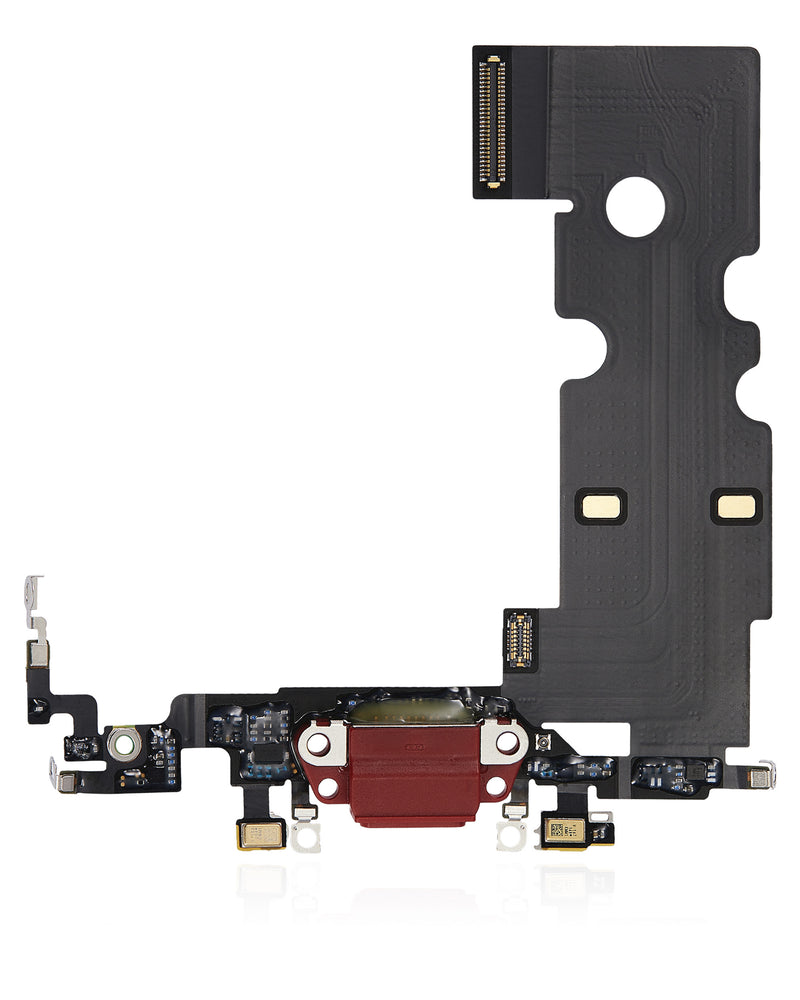 CHARGING PORT FLEX CABLE FOR IPHONE SE (2022) (PREMIUM) (RED)