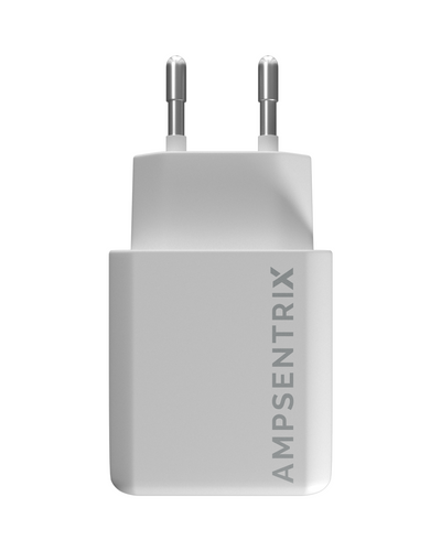 2 Plug - 20W USB Type C And USB Type A Wall Power Adapter (AmpSentrix) (220V EURO)