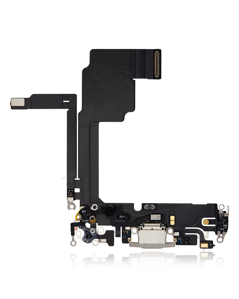 Connettore di ricarica per iPhone 15 Pro (OEM) (Titanio Bianco)