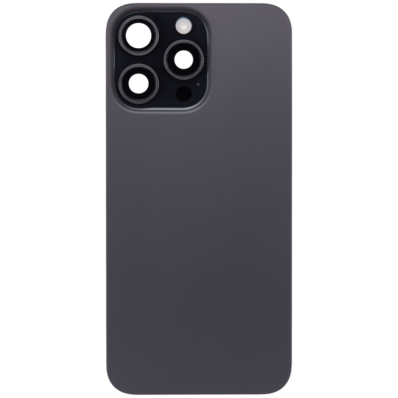 Vetro Posteriore per iPhone 15 Pro Max (Esclusi Circuiti) (Titanio Nero)