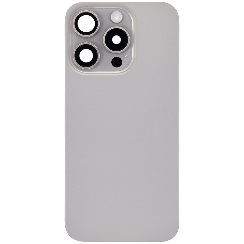 Vetro Posteriore per iPhone 15 Pro (Esclusi Circuiti) (Titanio Naturale)