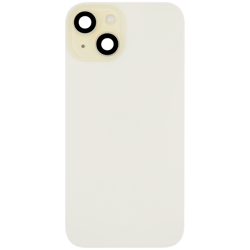 Vetro Posteriore per iPhone 15 (Esclusi Circuiti) (Giallo)