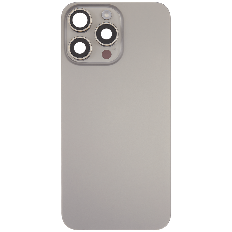 Vetro Posteriore per iPhone 15 Pro Max (Esclusi Circuiti) (Titanio Naturale)