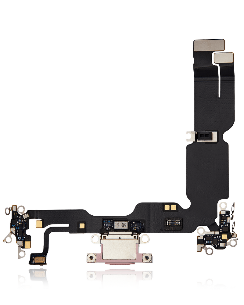 Connettore di ricarica per iPhone 15 Plus  (OEM) (Rosa)