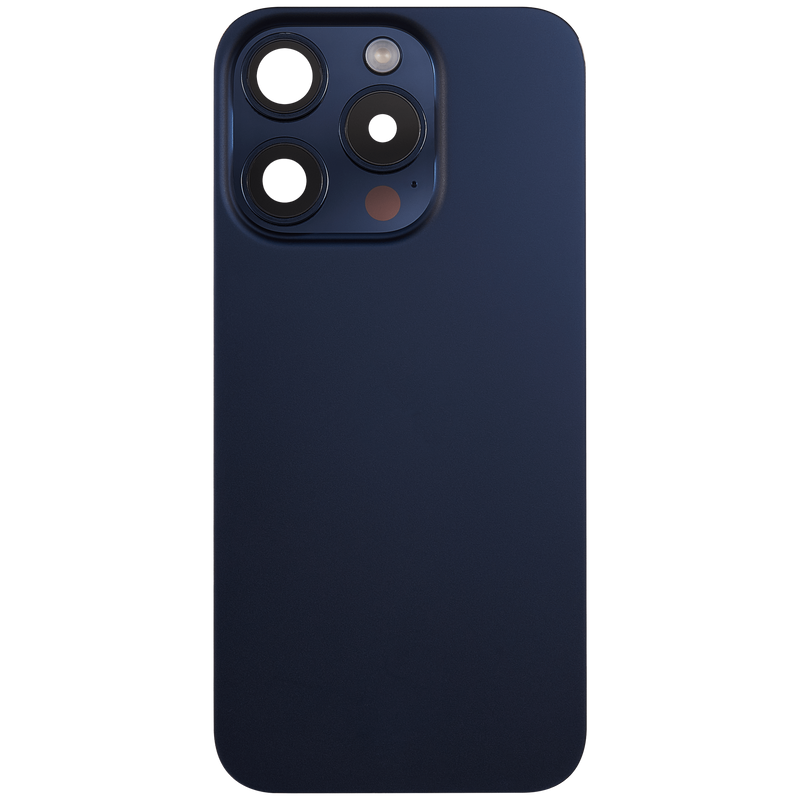 Vetro Posteriore per iPhone 15 Pro (Esclusi Circuiti)  (Titanio Blu)
