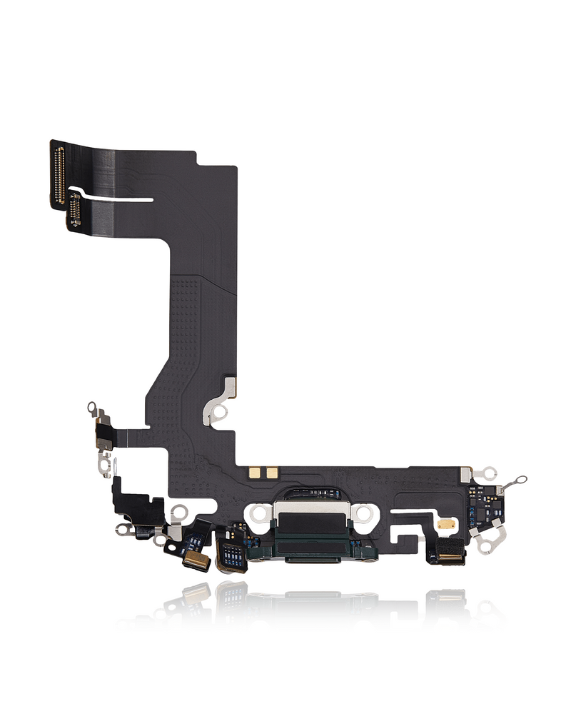 Charging Port Flex Cable Compatible For IPhone 13 Mini (Used OEM Pull) (Green)