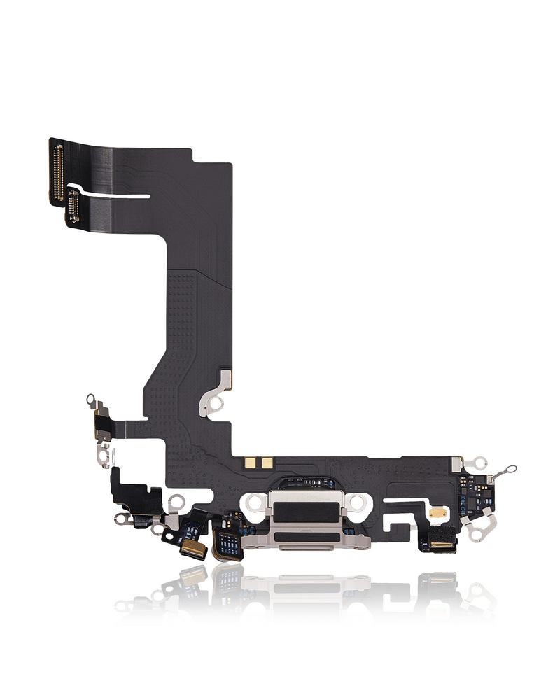 Charging Port Flex Cable Compatible For IPhone 13 Mini (Used OEM Pull) (Pink)