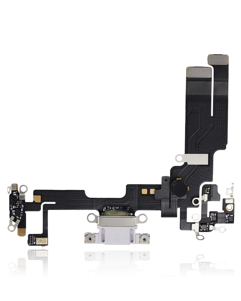 Charging Port Flex Cable Compatible For IPhone 14 (Premium) (Purple)