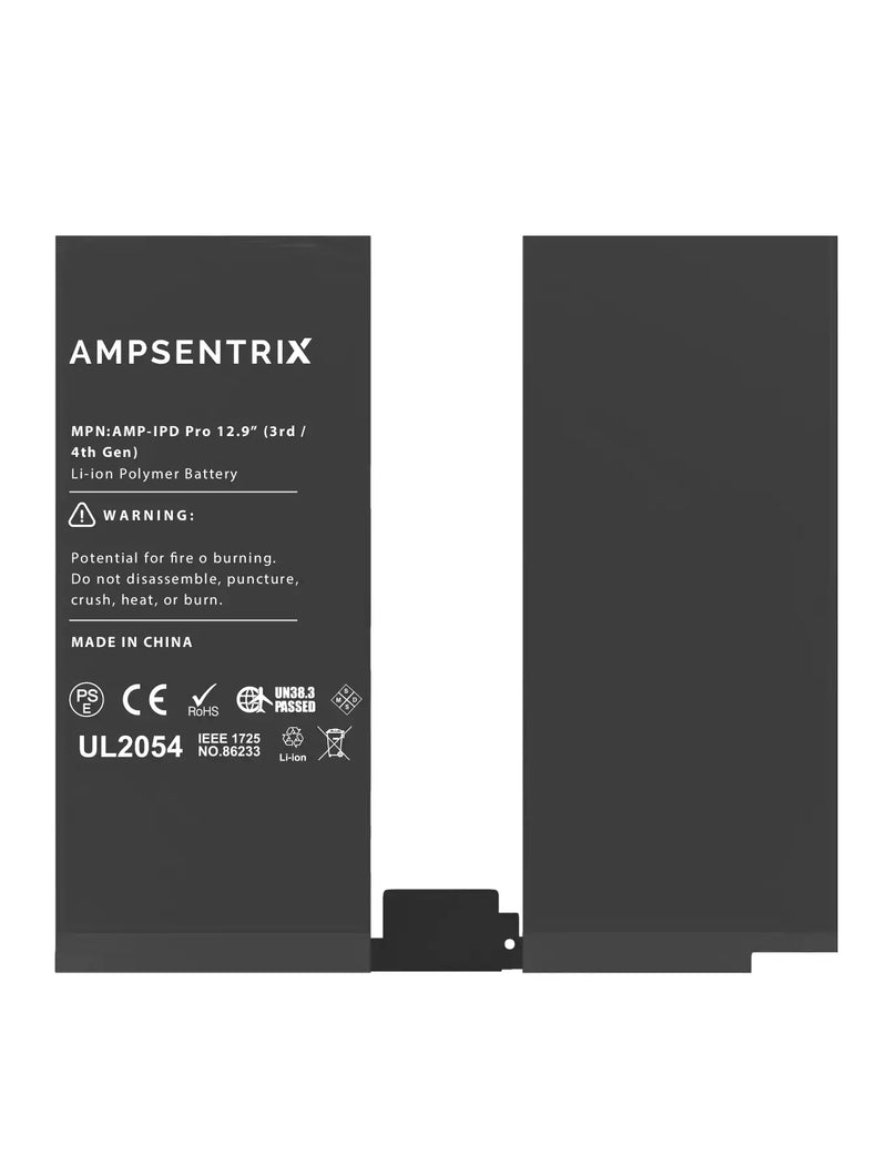 Replacement Battery Compatible For iPad Pro 12.9" 3rd Gen (2018) / 4th Gen (2020) (AmpSentrix Pro)
