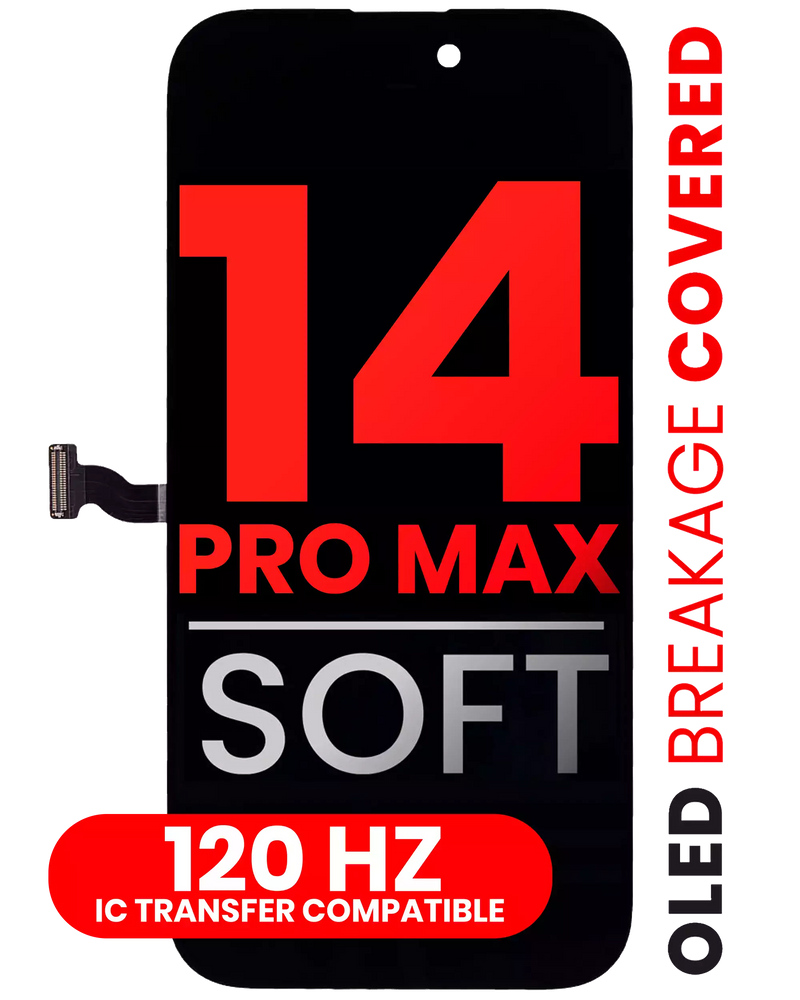 Schermo OLED Aftermarket per iPhone 14 Pro Max 120 Hz