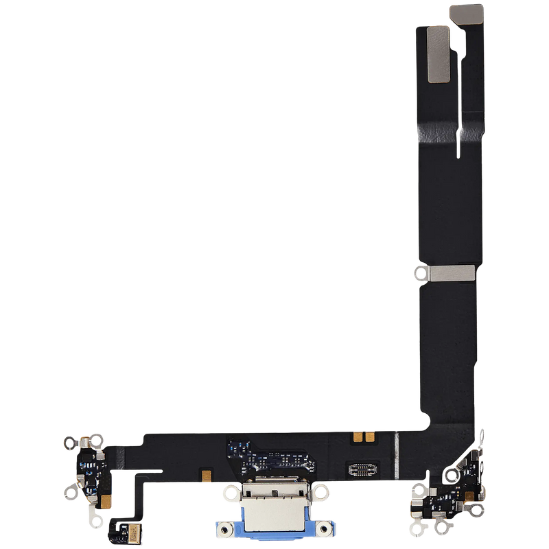 Charging Port Flex Cable Compatible For iPhone 16 Plus (Premium) (Ultramarine)