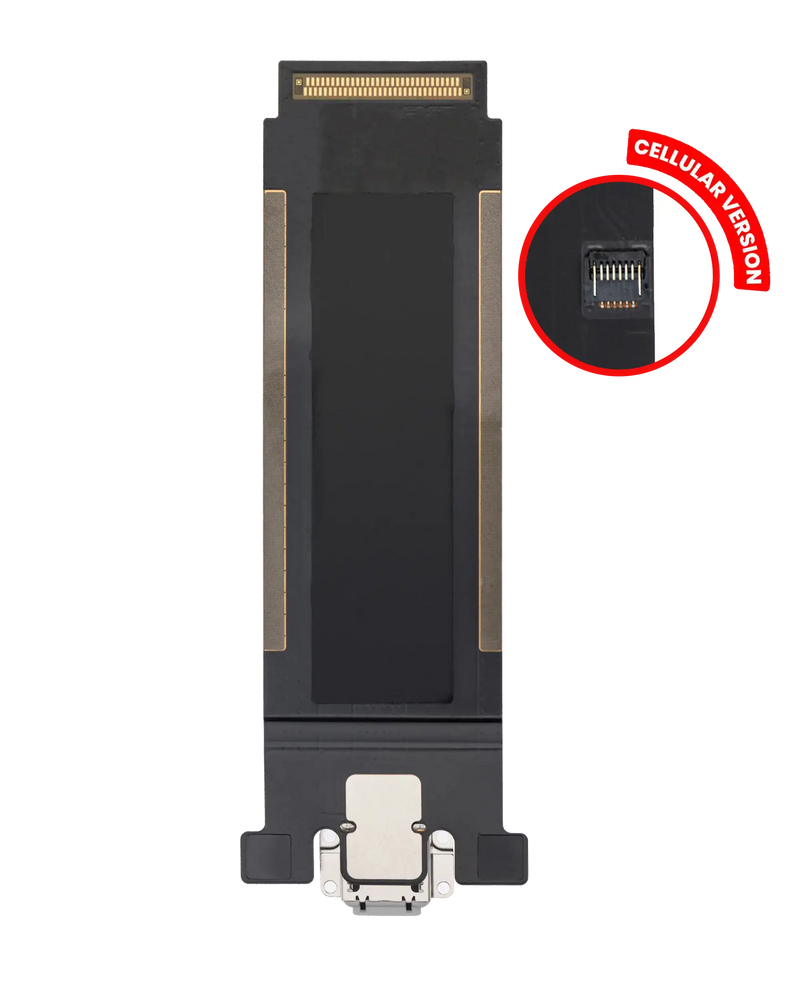 Charging Port Flex Cable Compatible For iPad Pro 12.9" 2nd Gen (2017) (Cellular Version) (Space Gray)