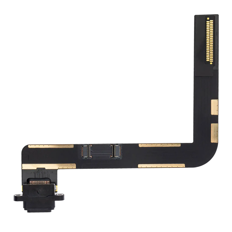 Charging Port Flex Cable Compatible For iPad 7 (2019) / iPad 8 (2020) / iPad 9 (2021) (Premium) (Black)
