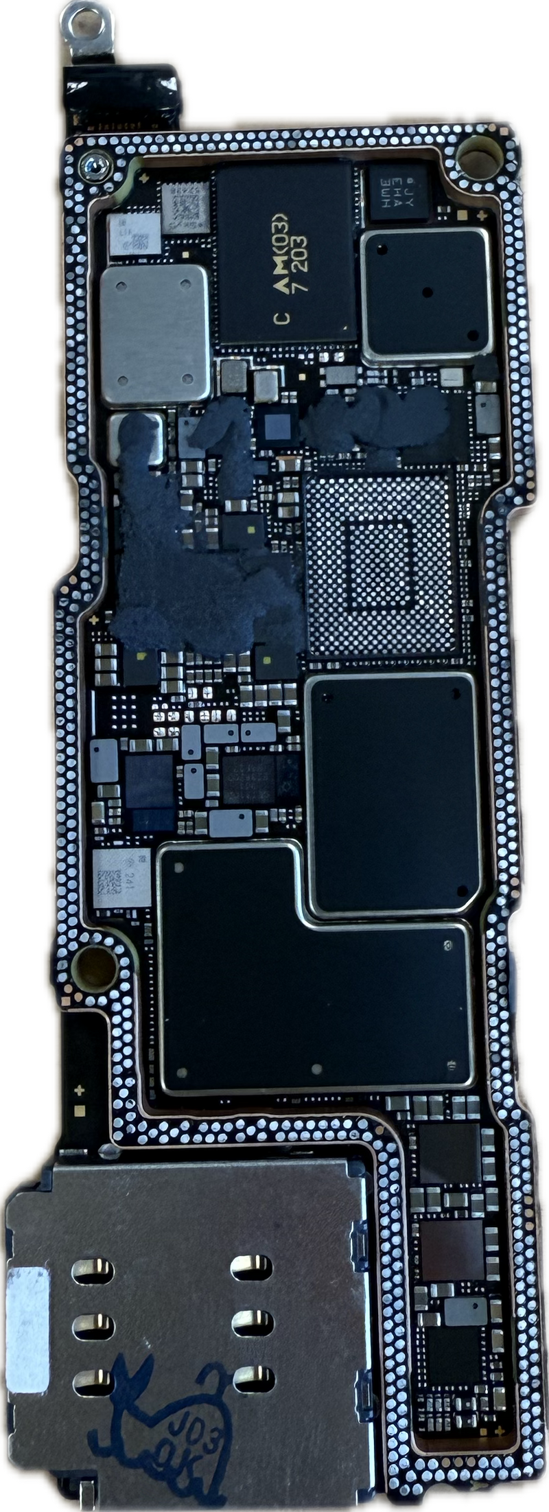 Lower Motherboard 14 Pro Max  (NO NAND,CPU,BASEBAND)