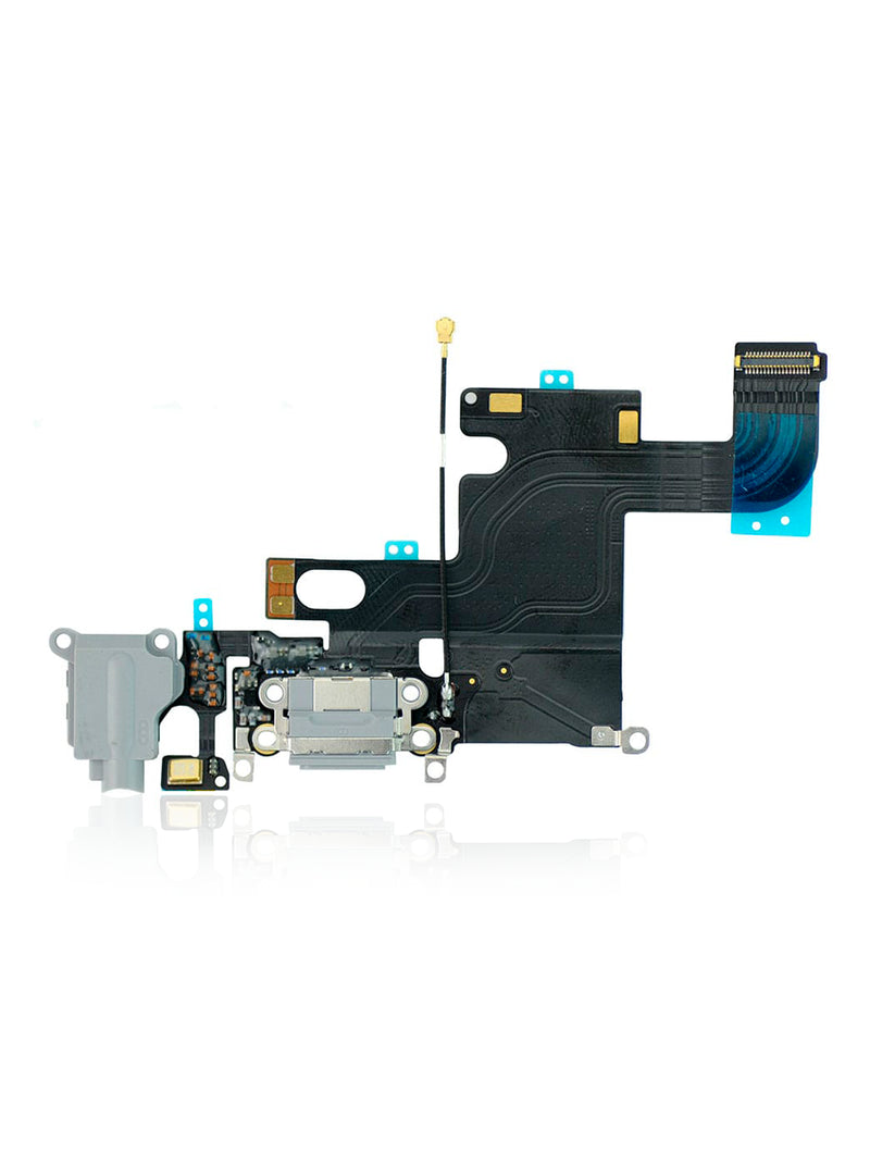 Replacement for iPhone 6 Headphone Jack with Charging Connector Flex Cable ­Space Gray 000656