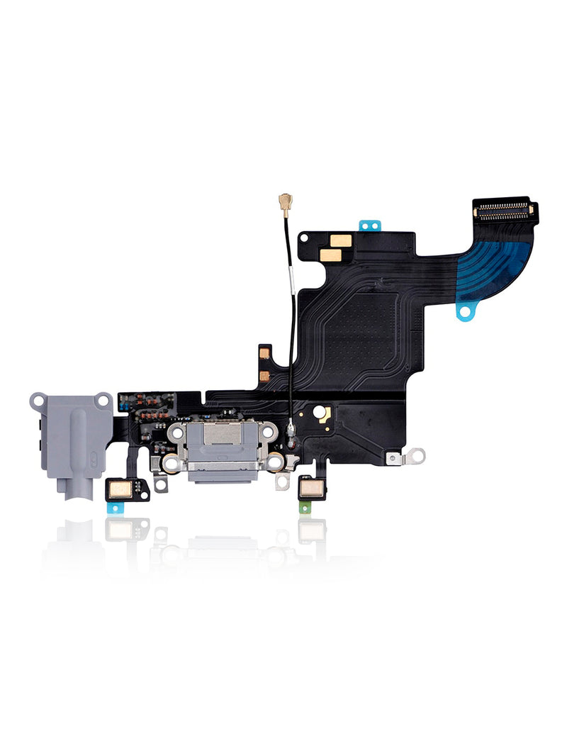 Replacement for iPhone 6S Headphone Jack with Charging Connector Flex Cable ­Dark Grey  000854