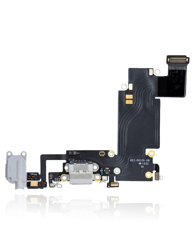 Replacement for iPhone 6S Plus Headphone Jack with Charging Connector Flex Cable ­Silver 0121601