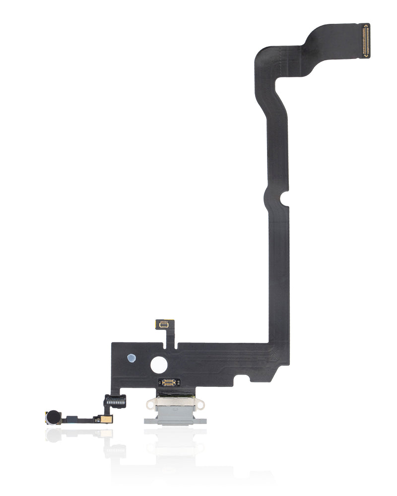 Charging Port Flex Cable For IPhone XS Max (Premium) (Silver)