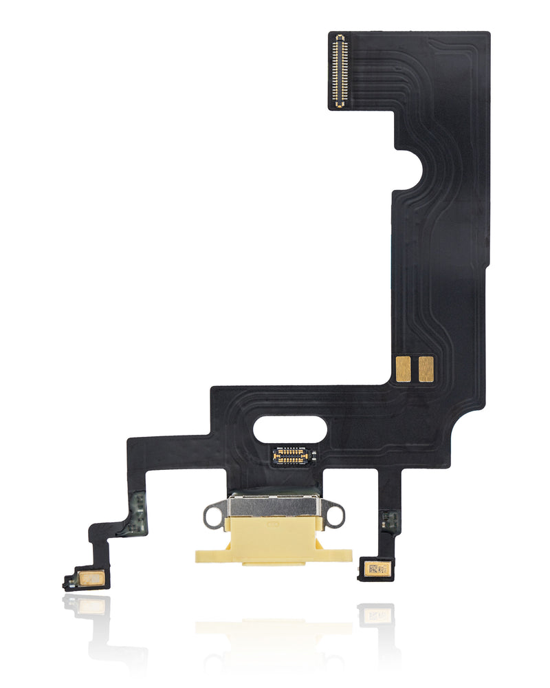 CHARGING PORT FLEX CABLE FOR IPHONE XR (PREMIUM) (YELLOW)