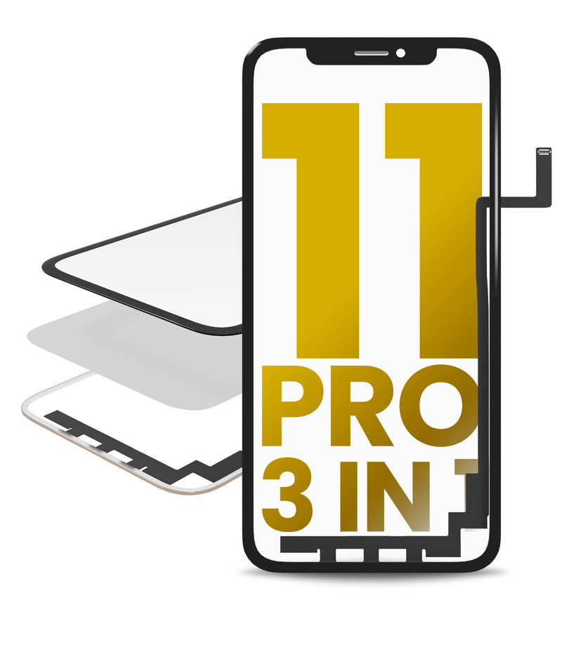 IPHONE 11 PRO GLASS WITH TOUCH+OCA+MESH