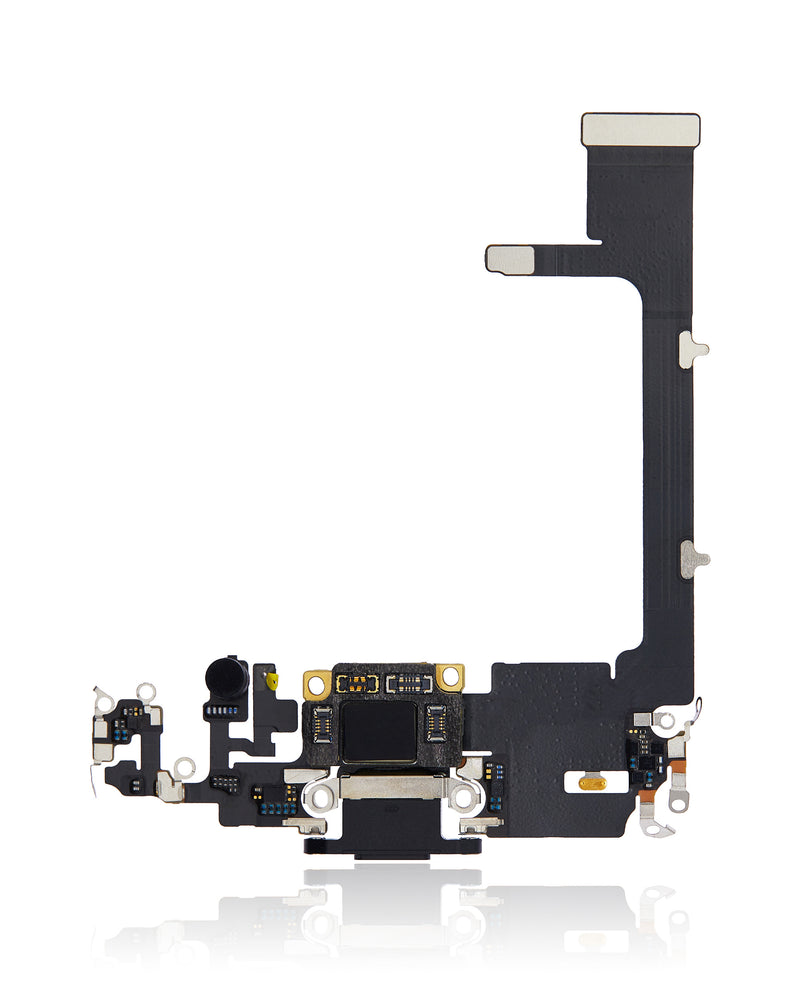 CHARGING PORT FLEX CABLE WITH BOARD FOR IPHONE 11 PRO (USED OEM PULL) (SPACE GRAY)