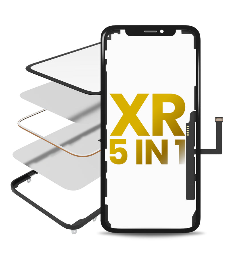 IPHONE XR GLASS WITH TOUCH+OCA+FRAME