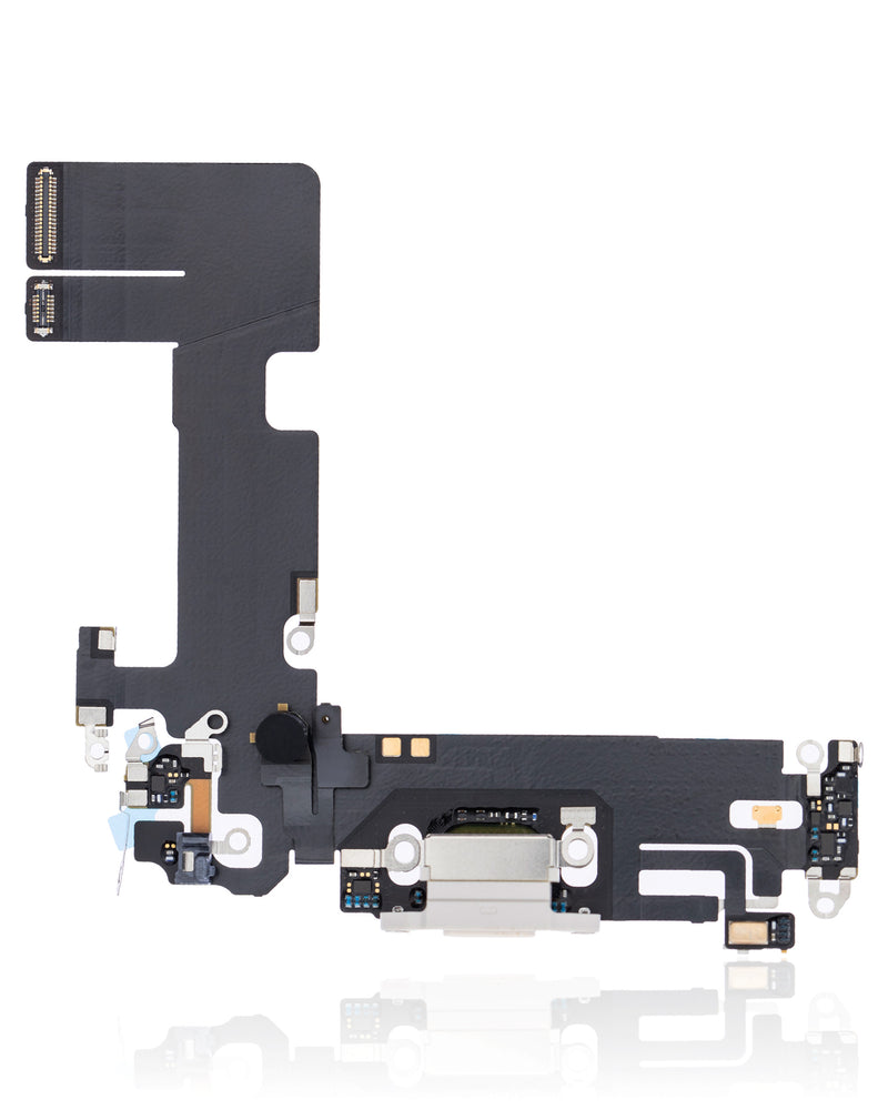 Charging Port Flex Cable Compatible For IPhone 13 (Used OEM Pull) (Starlight)