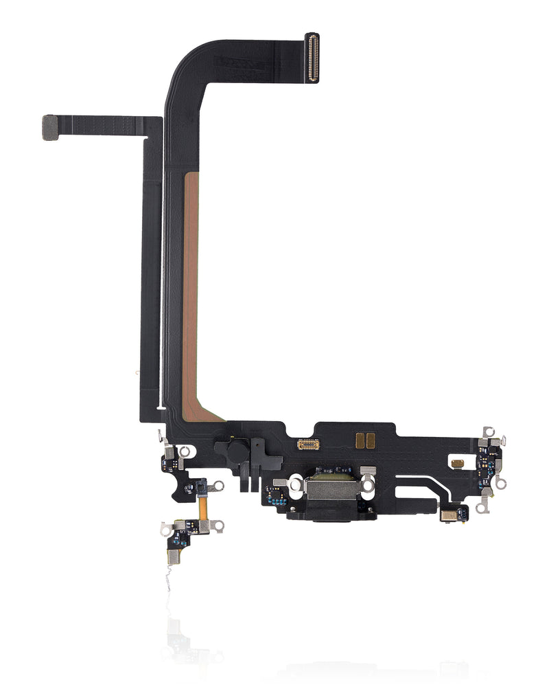 CHARGING PORT FLEX CABLE FOR IPHONE 13 PRO MAX (USED OEM PULL) (GRAPHITE)