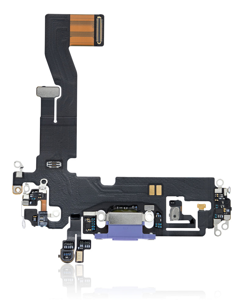 Charging Port Flex Cable Compatible For IPhone 12 (Premium) (Purple)