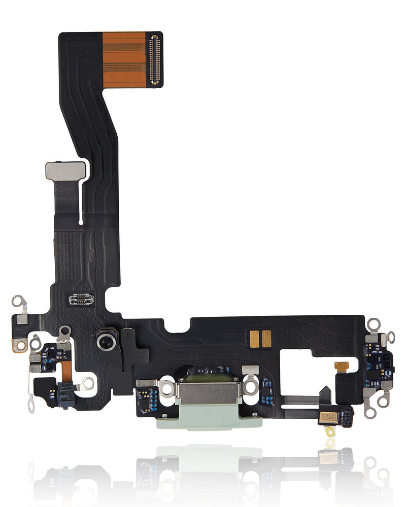 Charging Port Flex Cable Compatible For IPhone 12 (Premium) (Green)