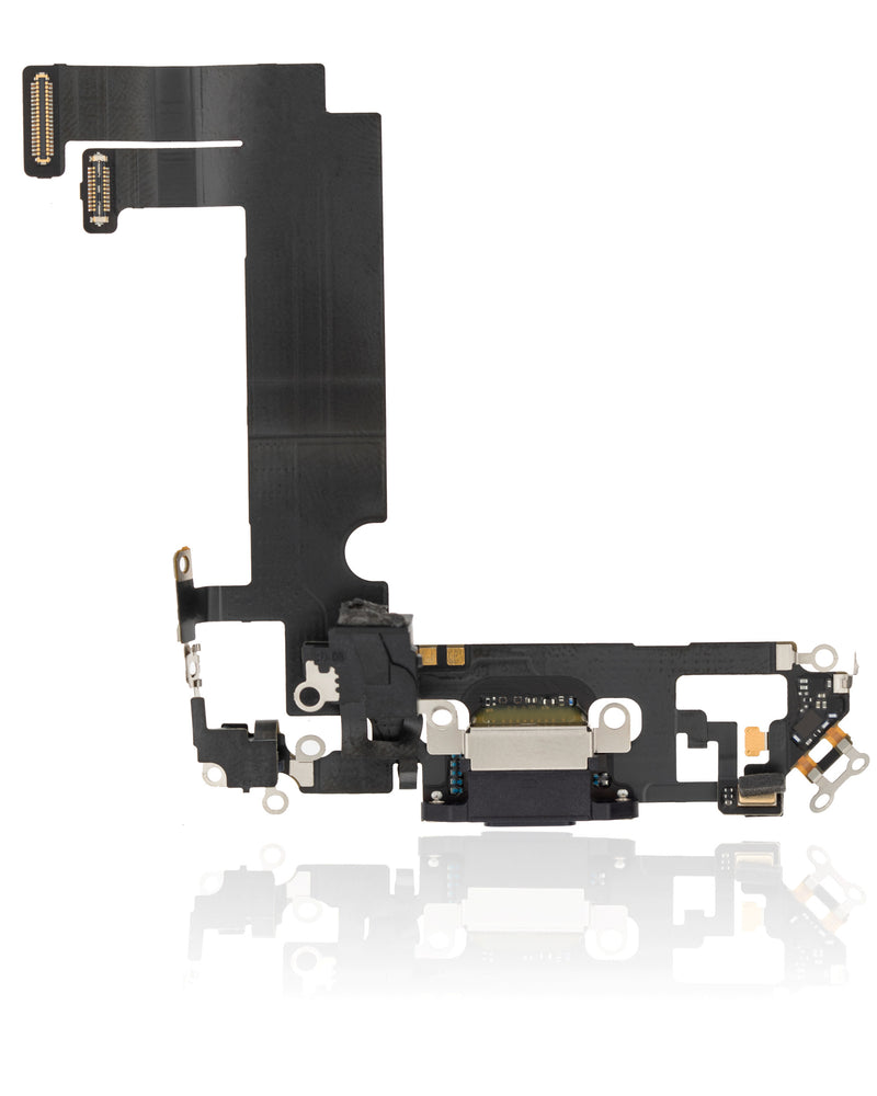 CHARGING PORT FLEX CABLE FOR IPHONE 12 MINI (PREMIUM) (BLACK)