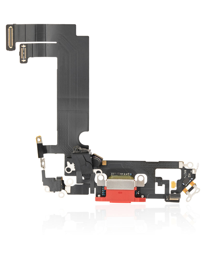 CHARGING PORT FLEX CABLE FOR IPHONE 12 MINI (PREMIUM) (RED)