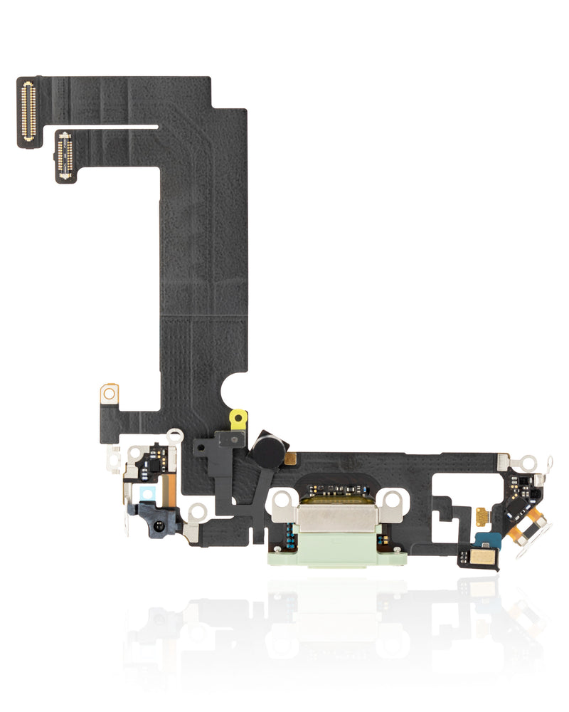 CHARGING PORT FLEX CABLE FOR IPHONE 12 MINI (PREMIUM) (GREEN)