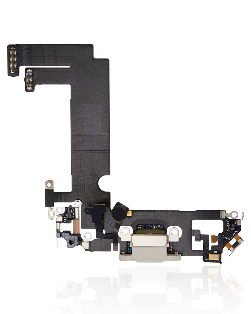 CHARGING PORT FLEX CABLE FOR IPHONE 12 MINI (PREMIUM) (WHITE)