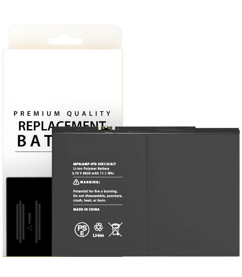 Replacement Battery Compatible For IPad Air 1 / IPad 5 (2017) / IPad 6 (2018) / IPad 7 (2019) / IPad 8 (2020) / IPad 9 (2021)