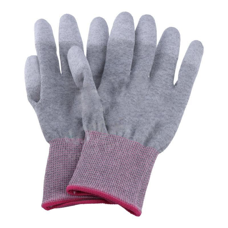 ANTISTATIC CARBON FIBER GLOVES /PU COATED GLOVES SIZE S 066433